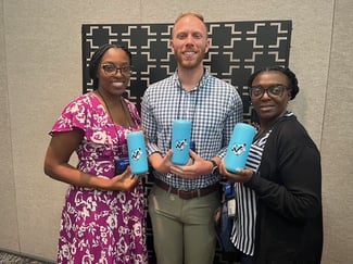 Attendees who received the ISIRvived Tumblers