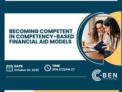 Becoming Competent in Competency-Based Financial Aid Models